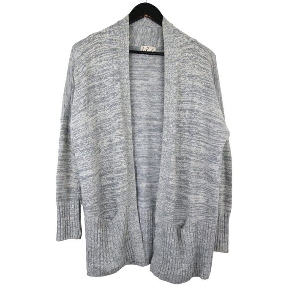 Aritzia Talula Lenox Cashmere Blend Marled Grey Cardigan Size Small - Picture 1 of 7